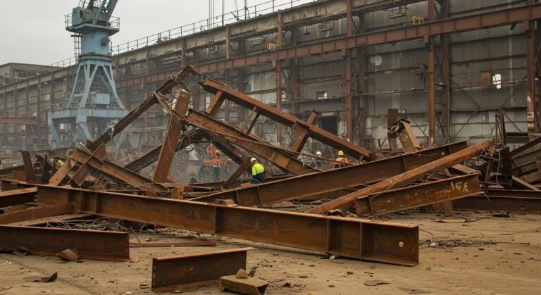 Демонтаж металлических конструкций