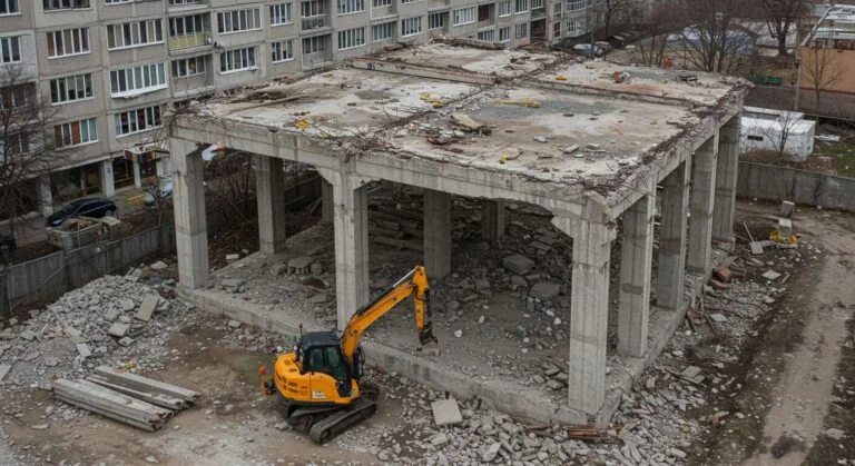 Демонтаж монолитных конструкций