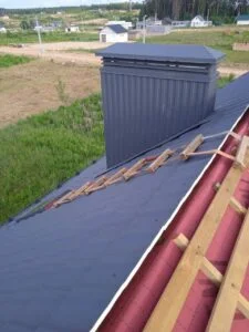 Монтаж металлочерепицы