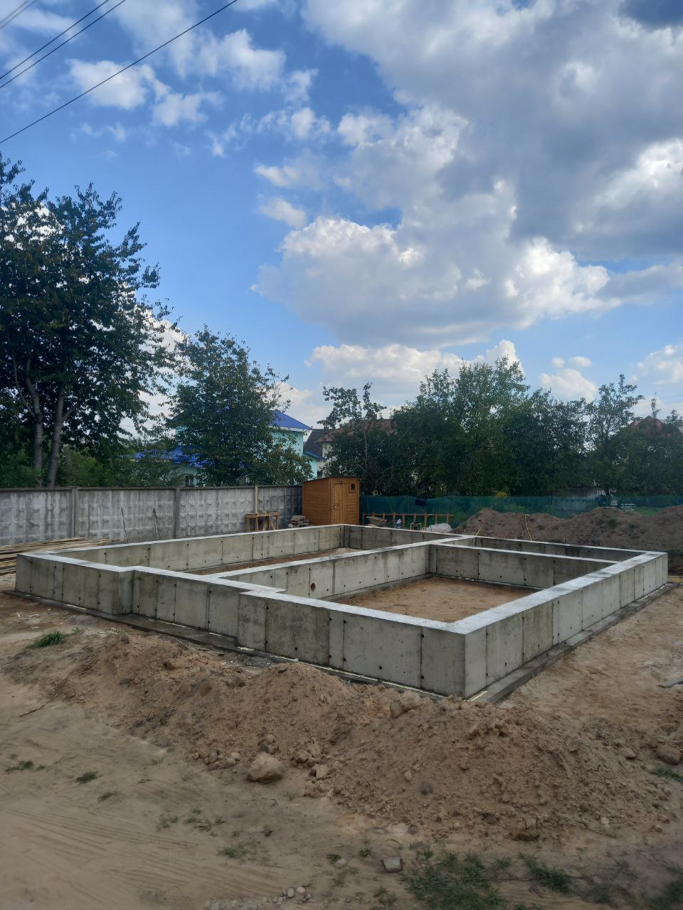 Возведение свайно‑ростверковых фундаментов