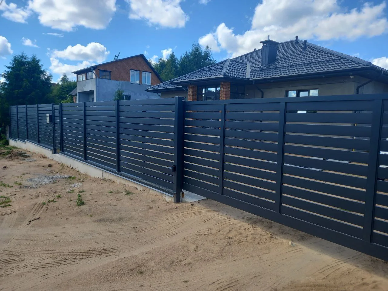 Заборы жалюзи