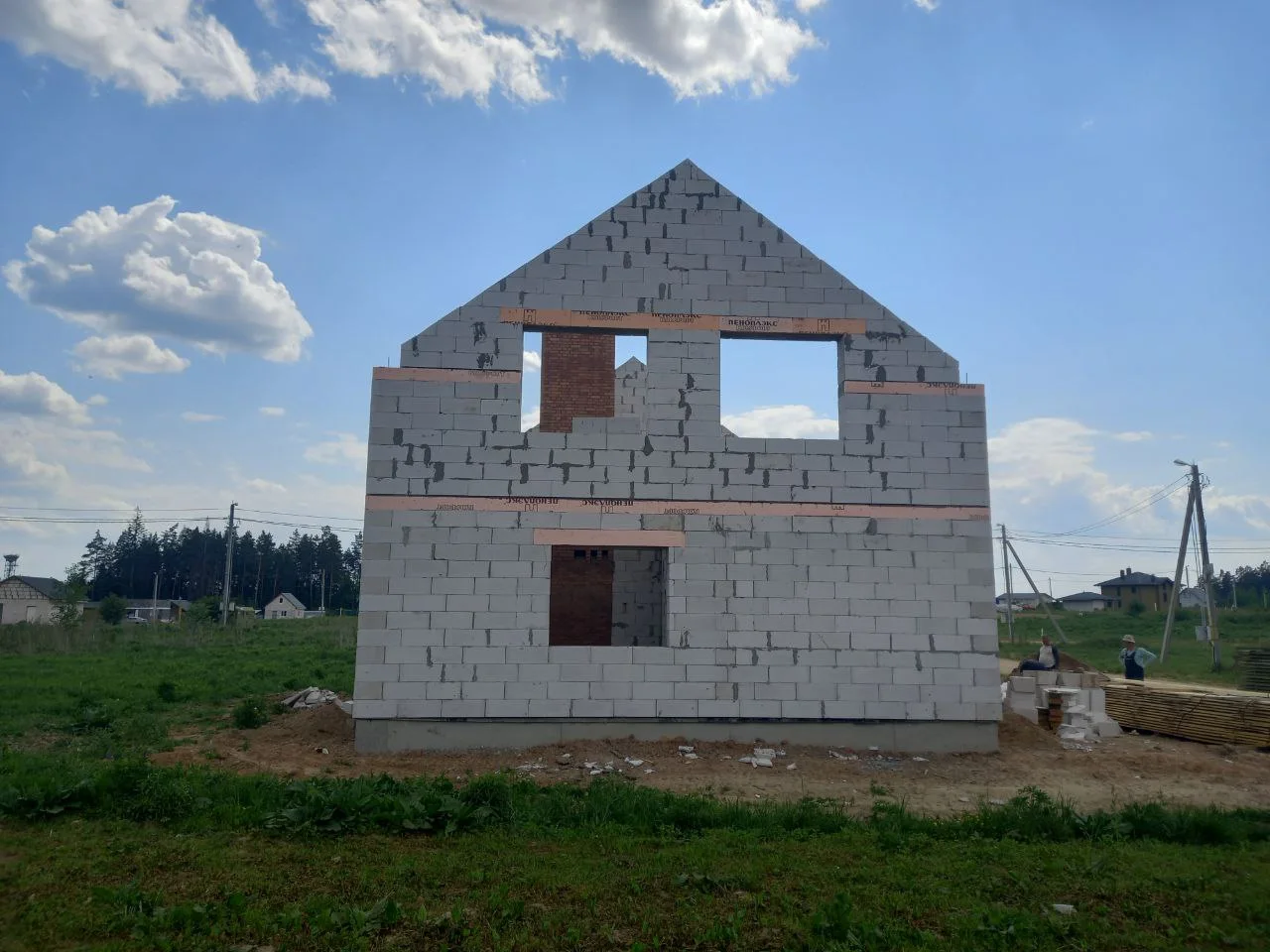 Дома из блоков